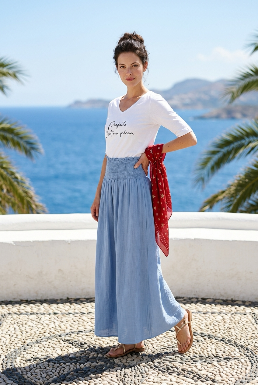Jupe Riviera Bleue