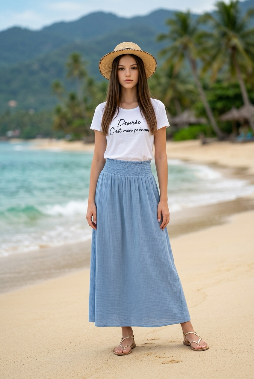 Jupe Riviera Bleue