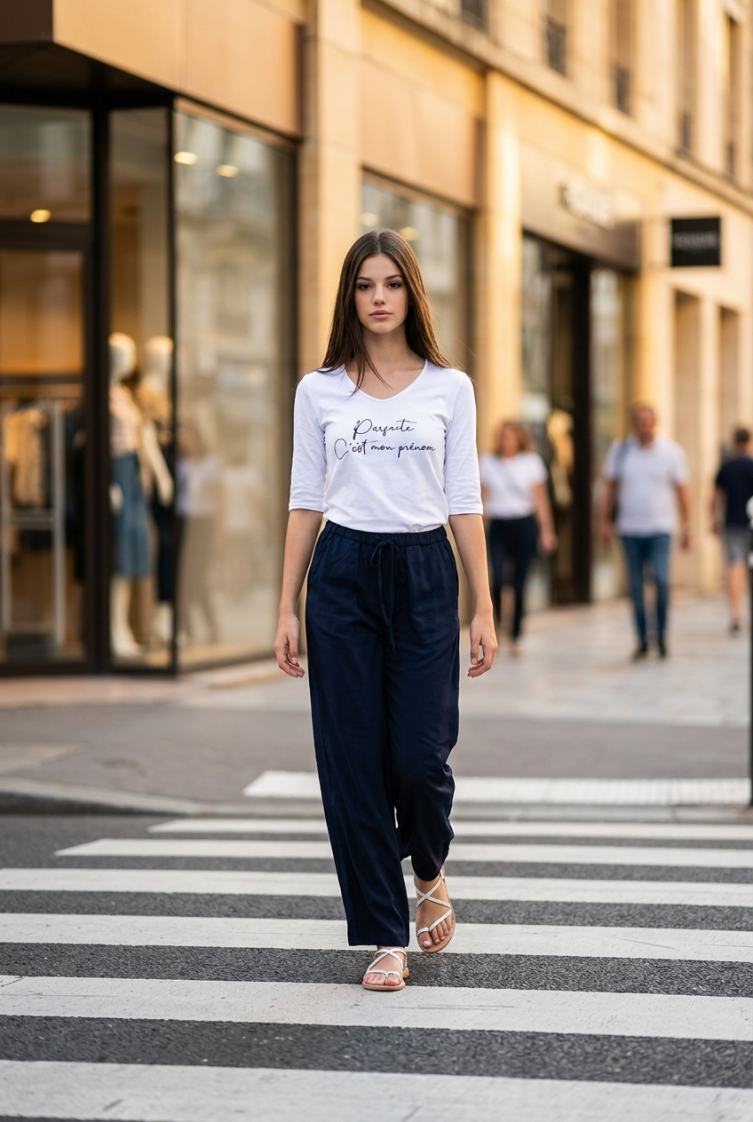Pantalon Bleu Minuit