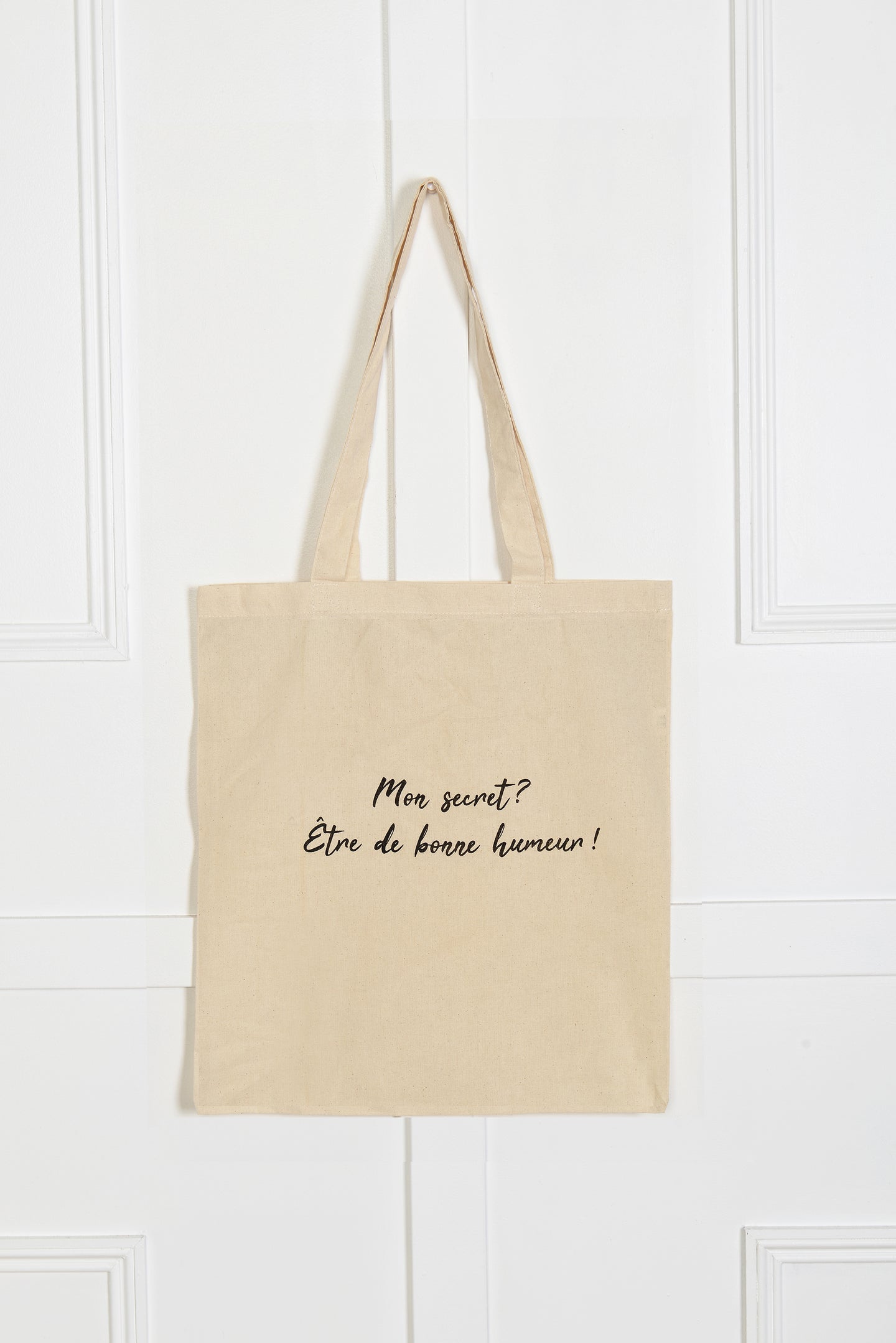 Tote-bag Mon secret, être de bonne humeur