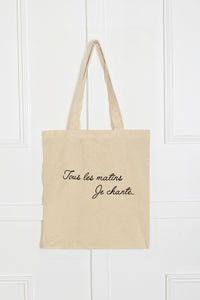 Tote-bag Tous les matins je chante