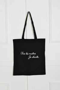 Tote-bag Tous les matins je chante